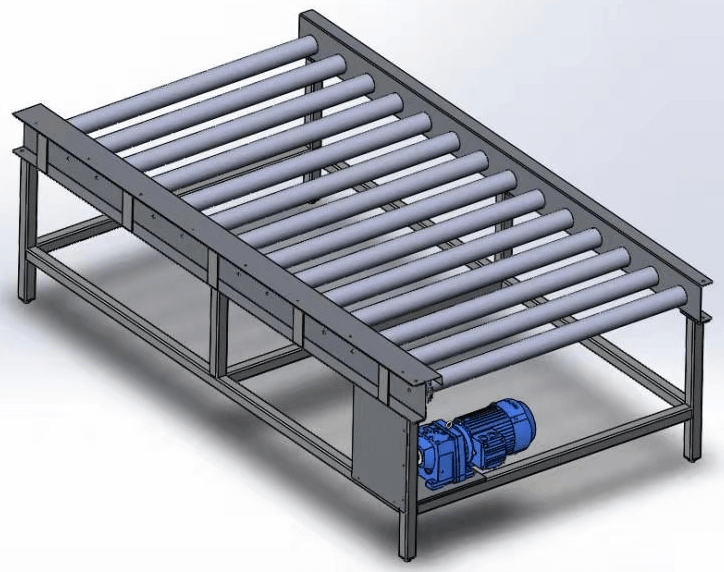  palletizing conveyor for pallets