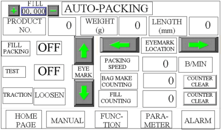 1kg-5kg rice packaging size switch