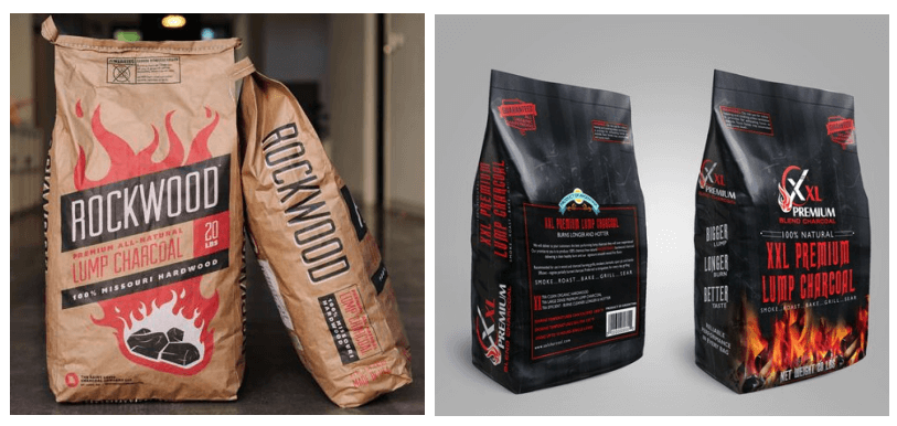 Barbecue charcoal packaging