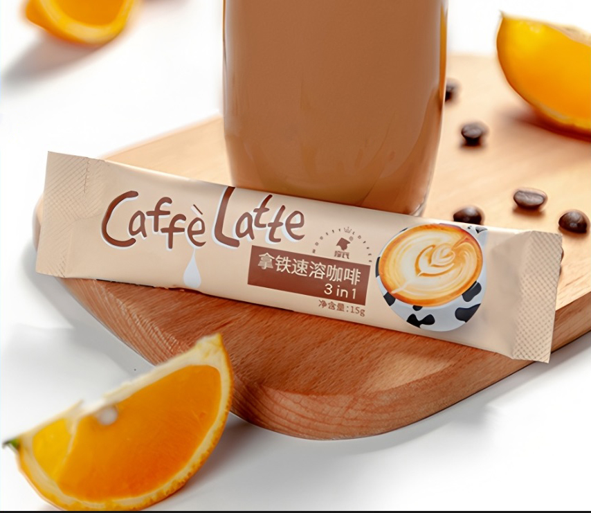 Stick pack for instant coffee and sugar